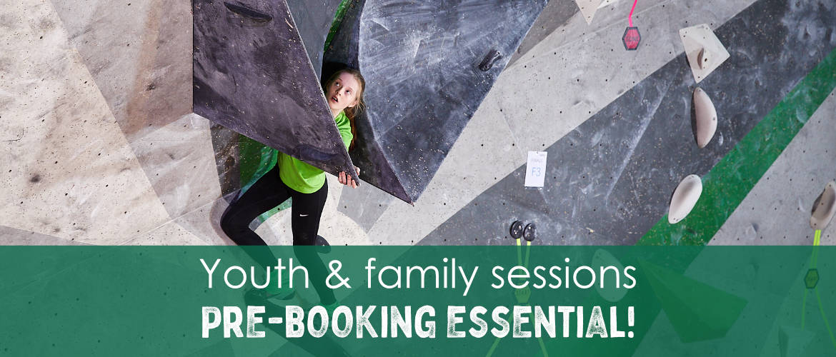 Youth and Family sessions - pre booking essential! Click for details