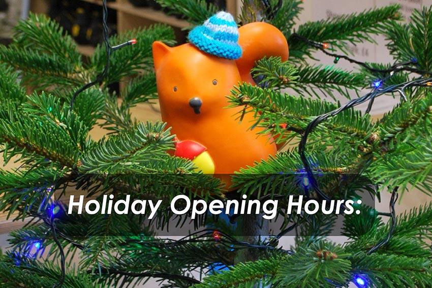 Christmas Holiday Opening 2025