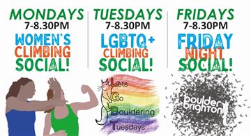 Weekly Climbing Socials